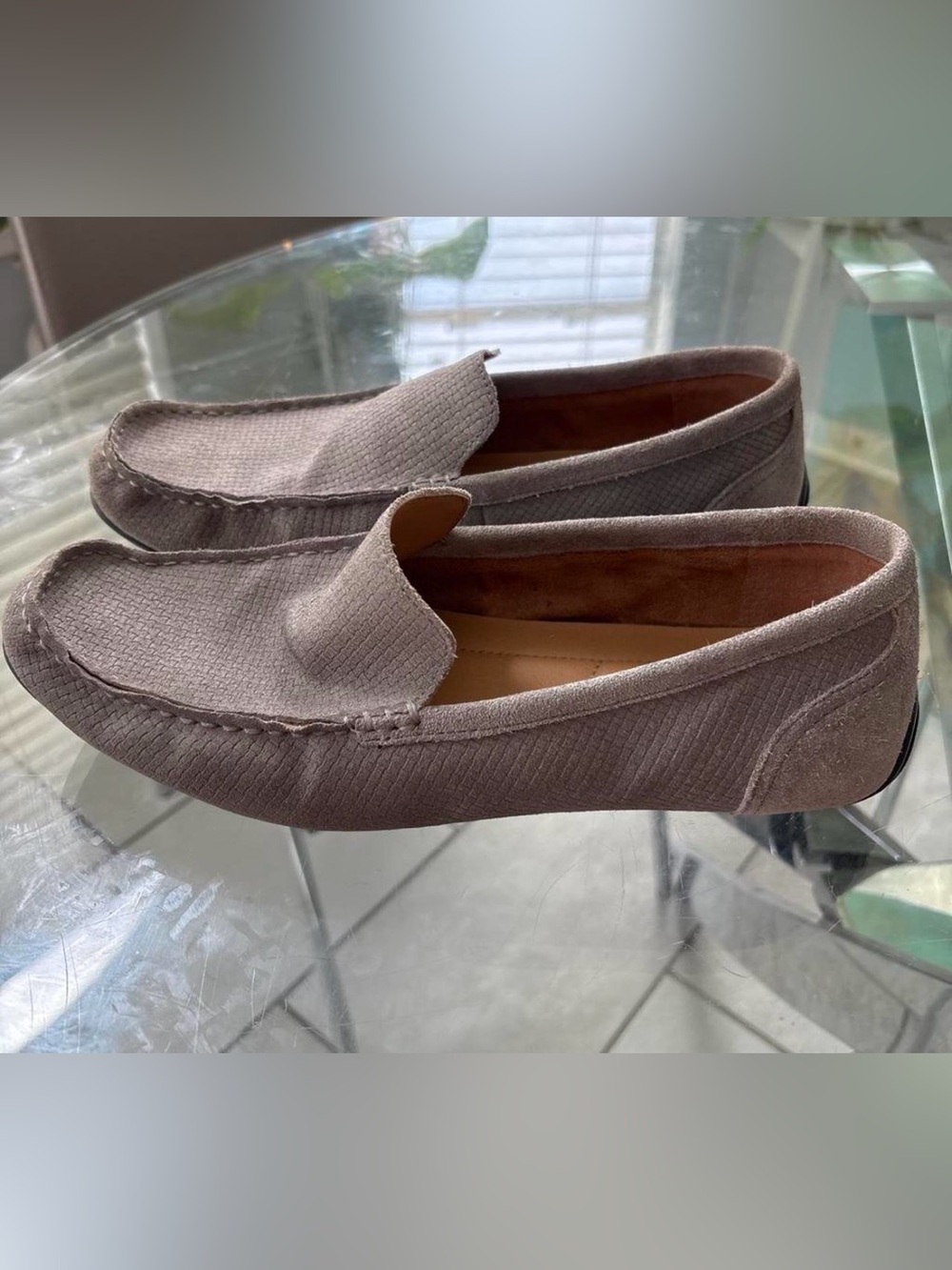 Alfani Men's Taupe Slip-On Loafers